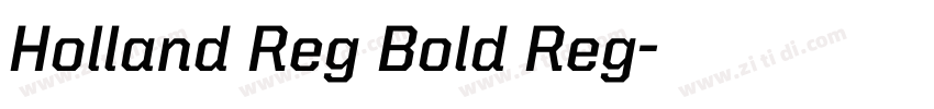 Holland Reg Bold Reg字体转换
